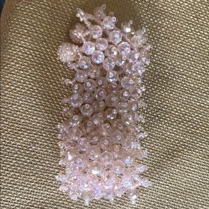 Pink beaded bracelet